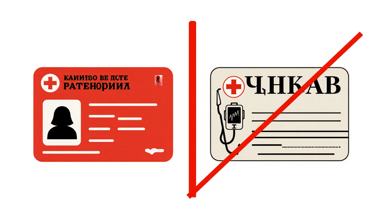 Сравнение водительских прав и медицинской категории В в военном билете.