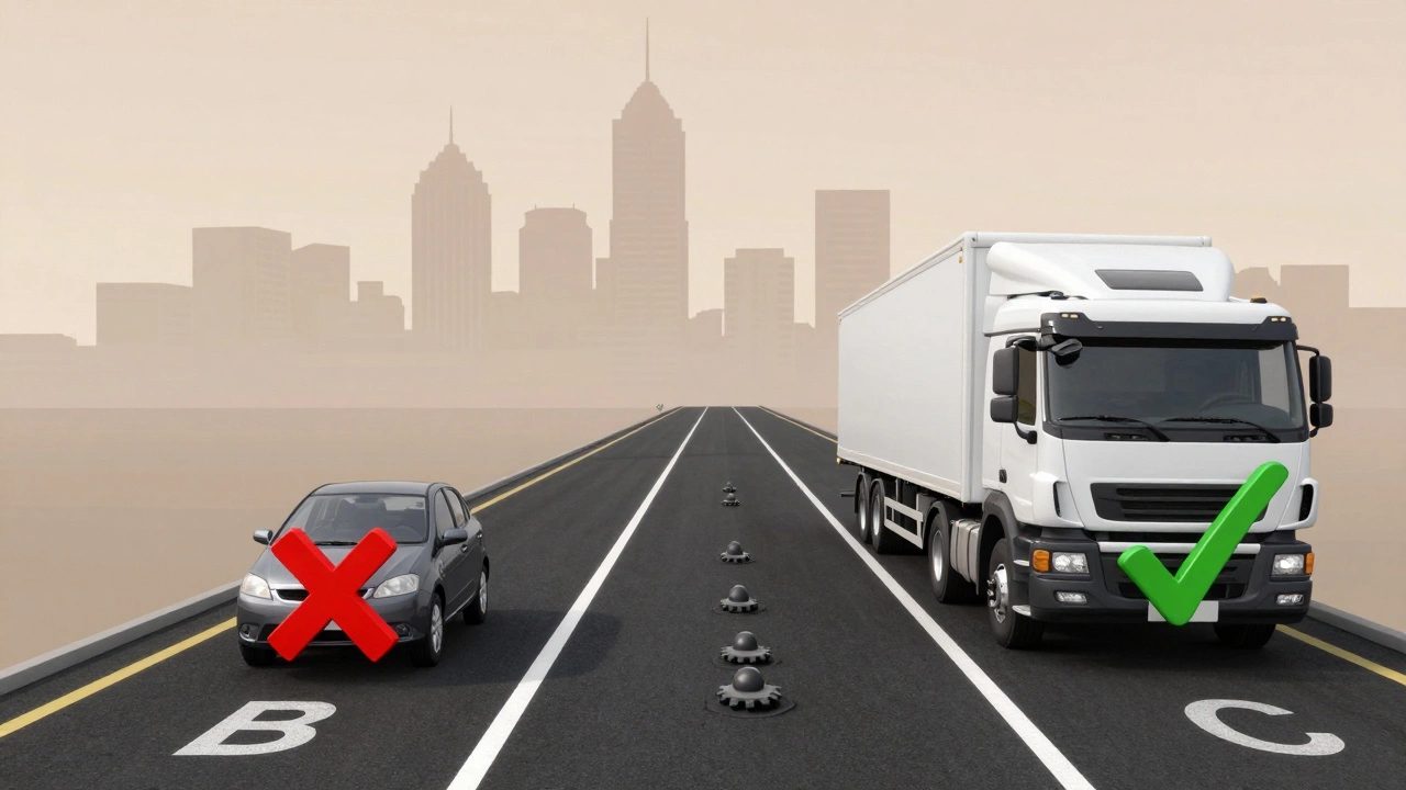 Два пути к правам: один через легковушку (запрещено), другой — сразу на грузовик.