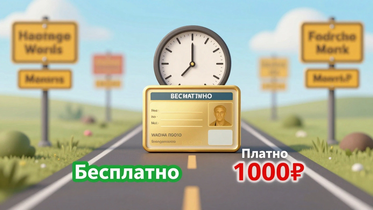 Трехступенчатый путь к правам: две бесплатные, третья платная, с таймером