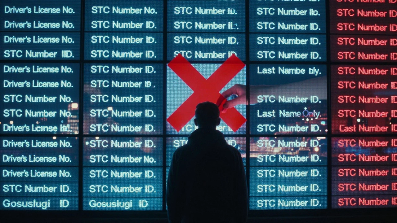 Человек устраняет возможность проверки штрафов только по фамилии, выбирая надёжные идентификаторы.