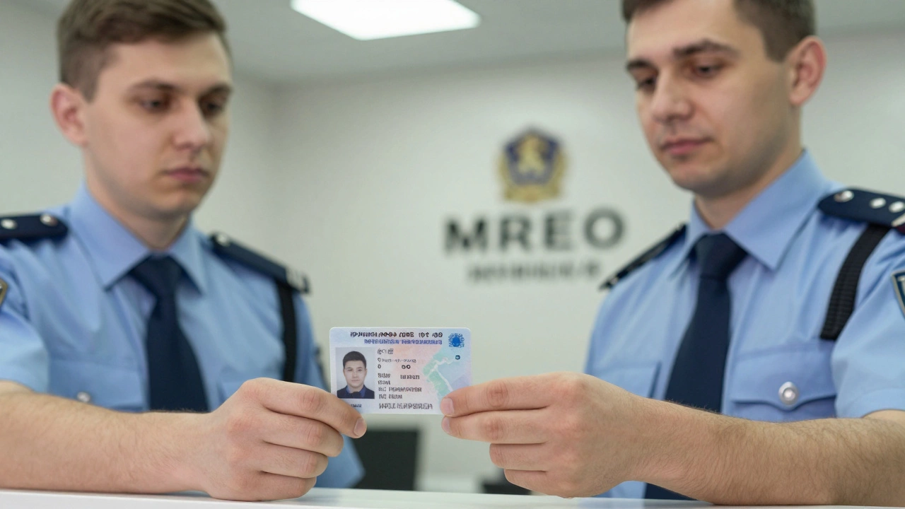 Выдача нового водительского удостоверения в отделении ГИБДД